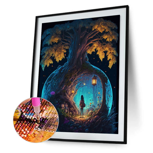 The Explorer And The Secret - Full Round Drill Diamond Painting 30*40CM