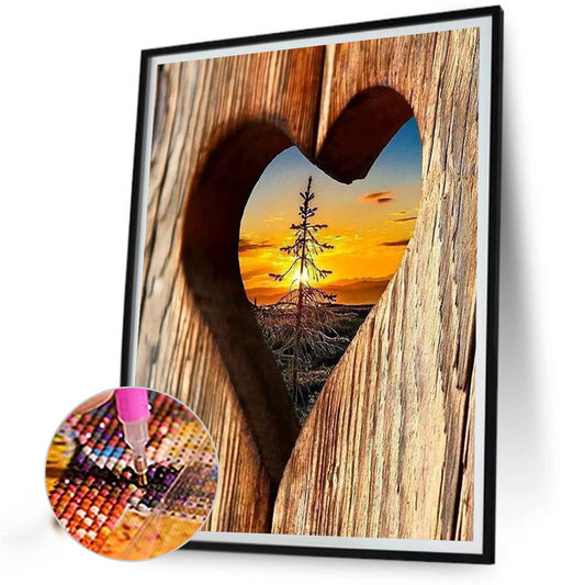 Landscape - Full Round Drill Diamond Painting 30*40CM