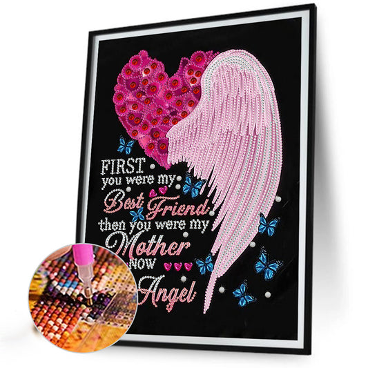 English Letter - Special Shaped Drill Diamond Painting 30*40CM