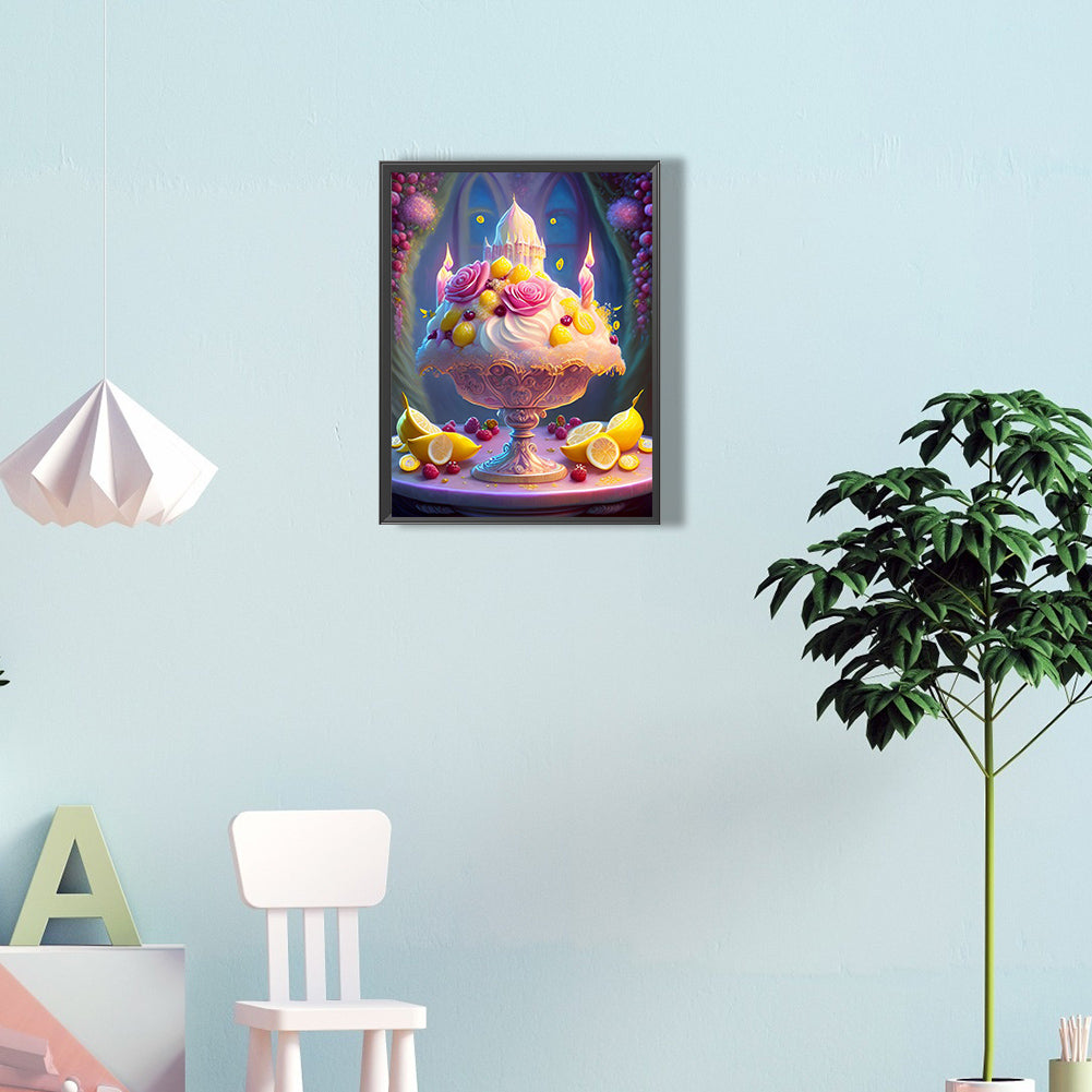 Princess Dessert - Full Round Drill Diamond Painting 30*40CM