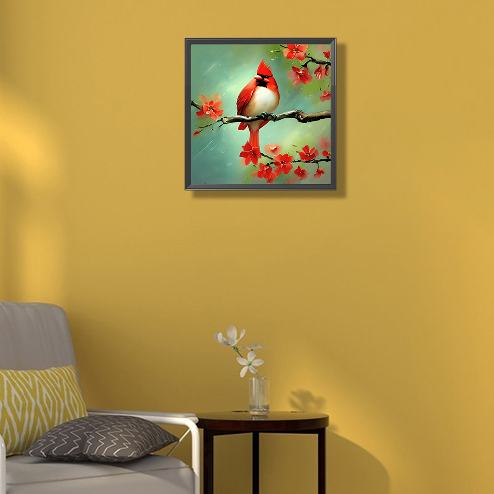 Cardinal - Full Round Drill Diamond Painting 30*30CM
