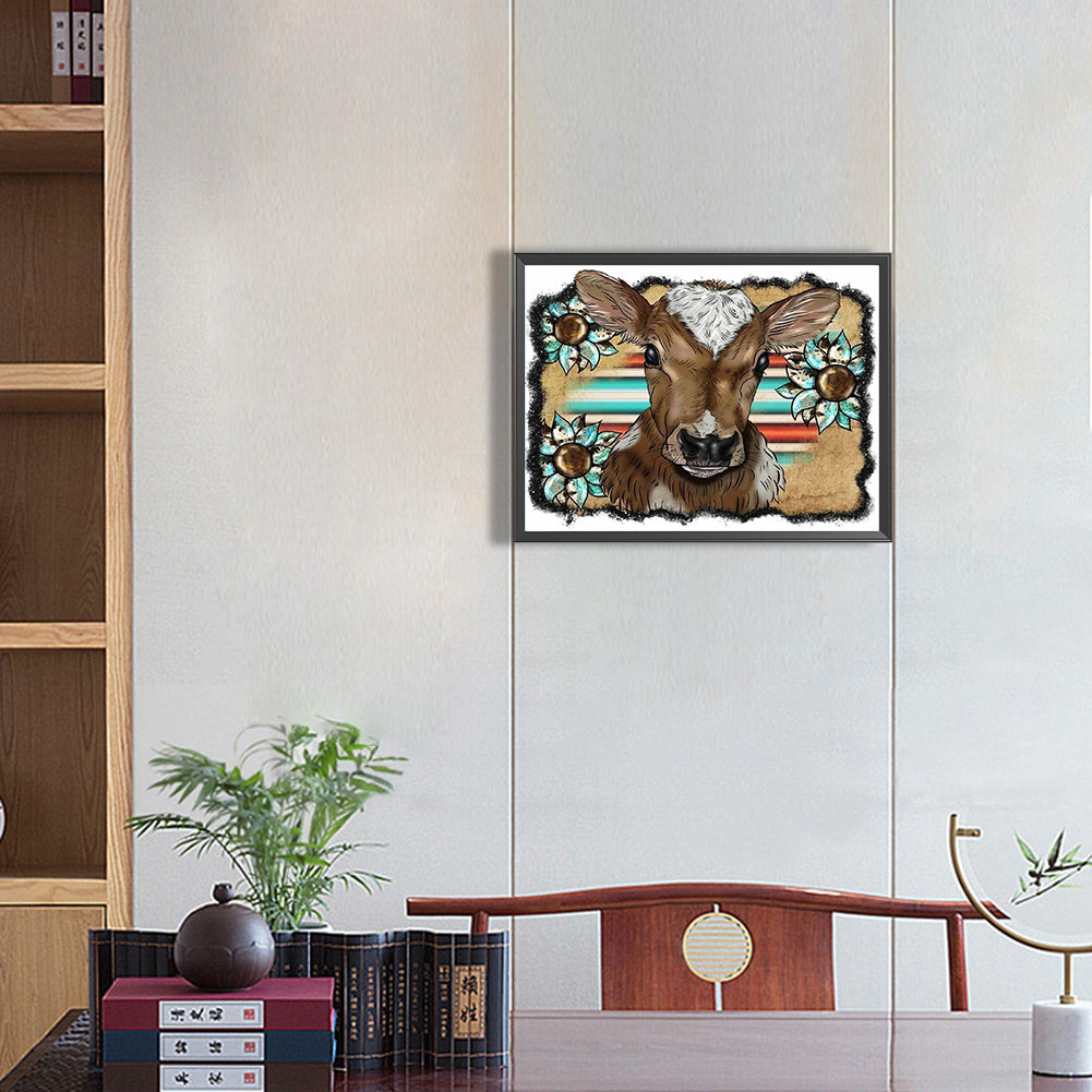 Ox - Full Round Drill Diamond Painting 40*30CM