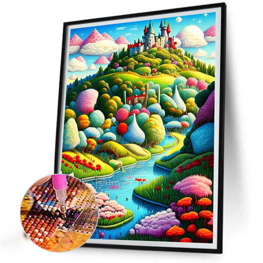 Colorful World - Full Round Drill Diamond Painting 30*40CM