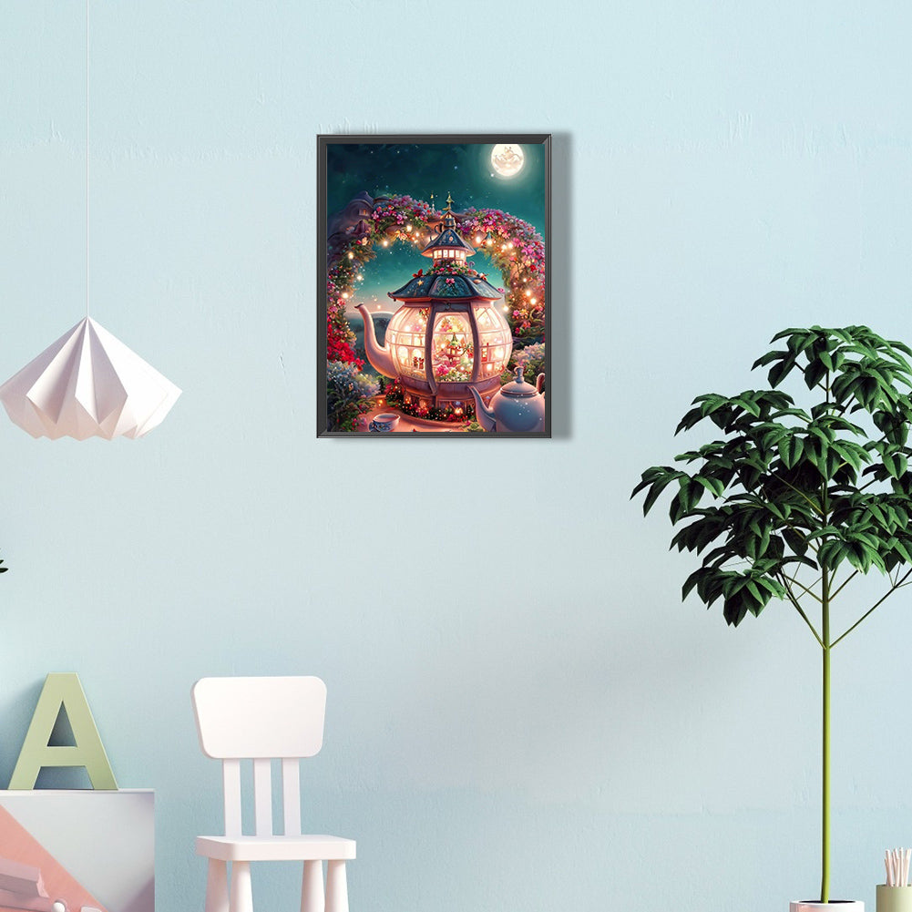Colorful House - Full Round Drill Diamond Painting 30*40CM