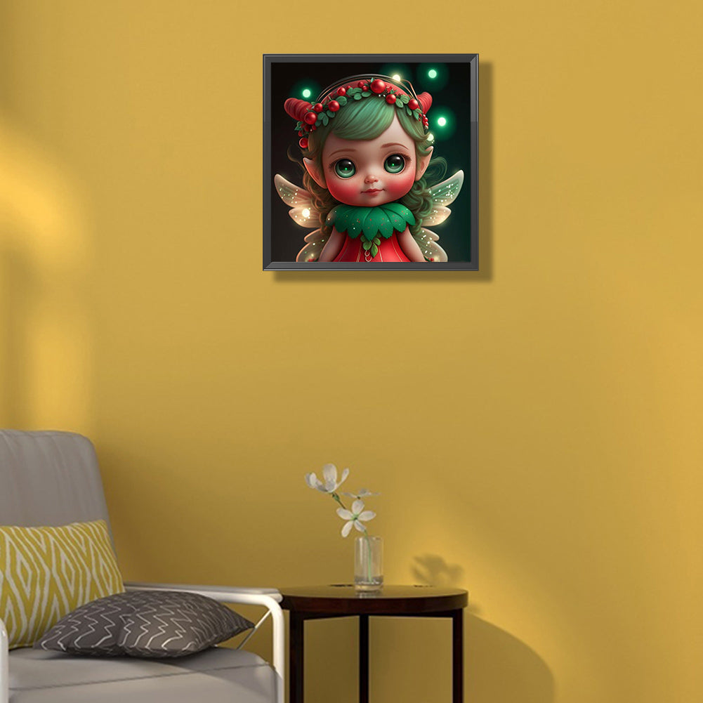 Cute Elves - Full Round Drill Diamond Painting 30*30CM