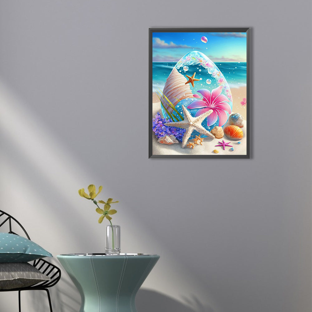 Shell - Full Round Drill Diamond Painting 40*50CM
