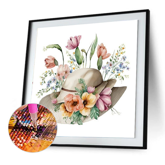 Hat - Full Round Drill Diamond Painting 30*30CM