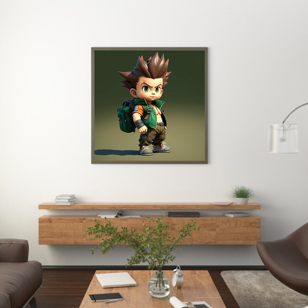Q Version Dragon Ball - Full Round Drill Diamond Painting 30*30CM