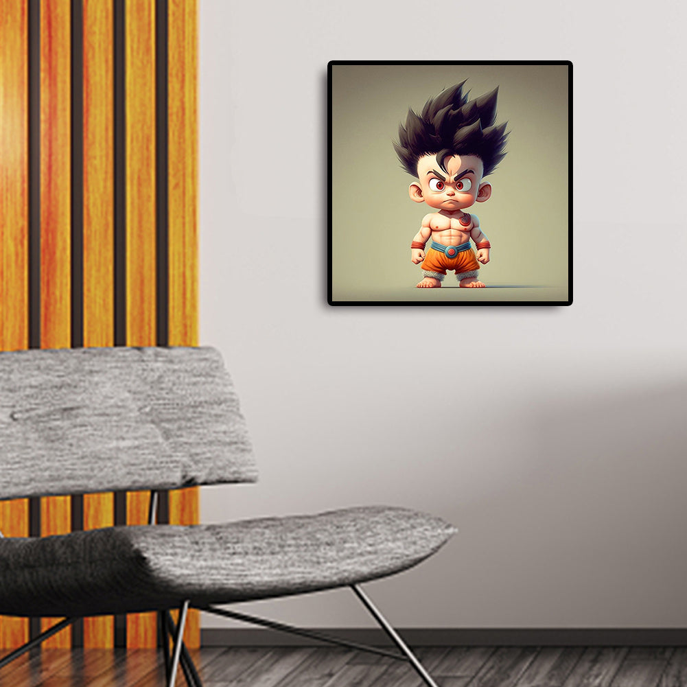 Q Version Dragon Ball - Full Round Drill Diamond Painting 30*30CM