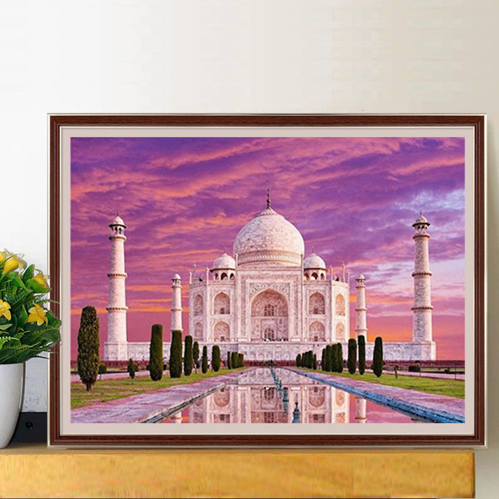 Taj Mahal - Full Round Drill Diamond Painting 50*40CM