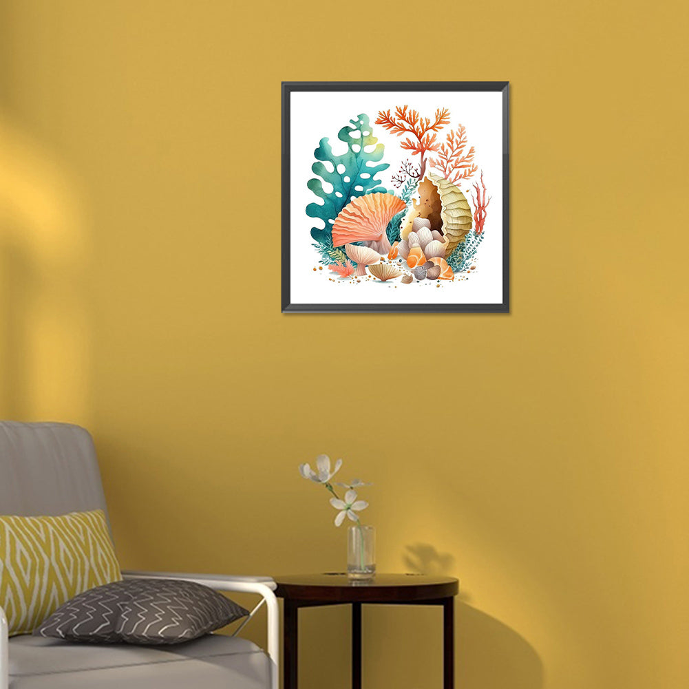 Coral Shell - Full Round Drill Diamond Painting 30*30CM