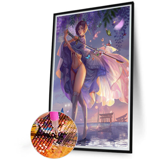 Swordsman - Full Round Drill Diamond Painting 40*60CM