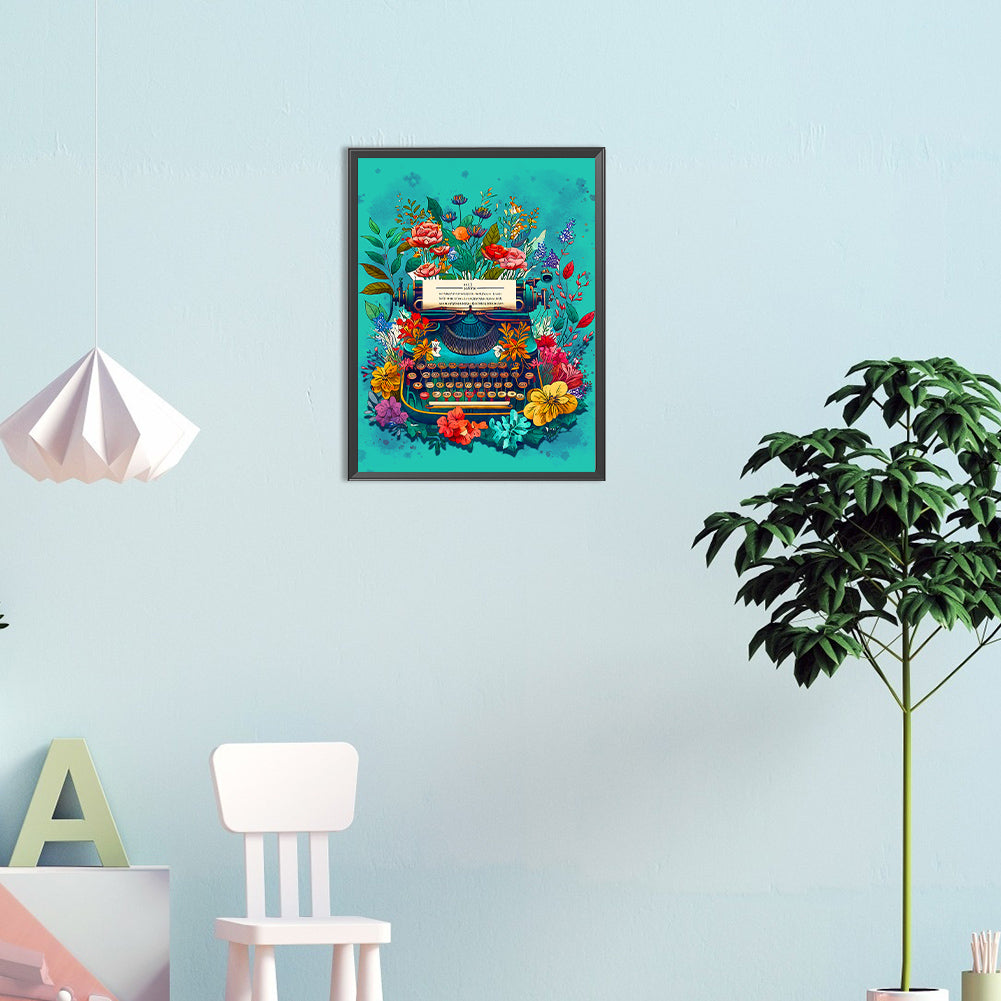 Writer Clip Art - Full Round Drill Diamond Painting 30*40CM