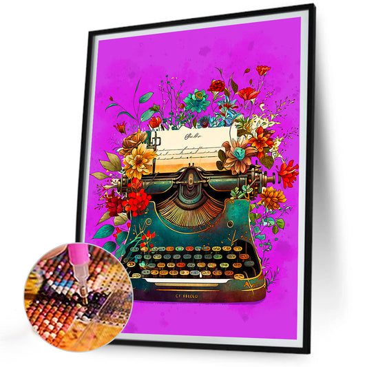 Writer Clip Art - Full Round Drill Diamond Painting 30*40CM