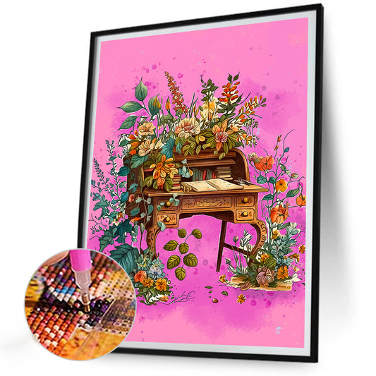 Writer Clip Art - Full Round Drill Diamond Painting 30*40CM
