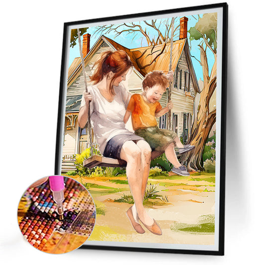 Mother'S Day - Full Round Drill Diamond Painting 30*40CM