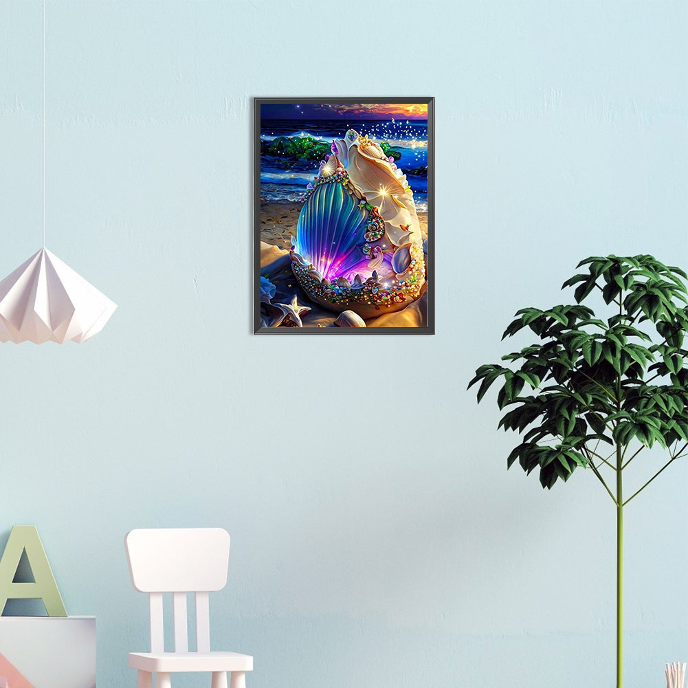 Shell - Full Square Drill Diamond Painting 20*30CM