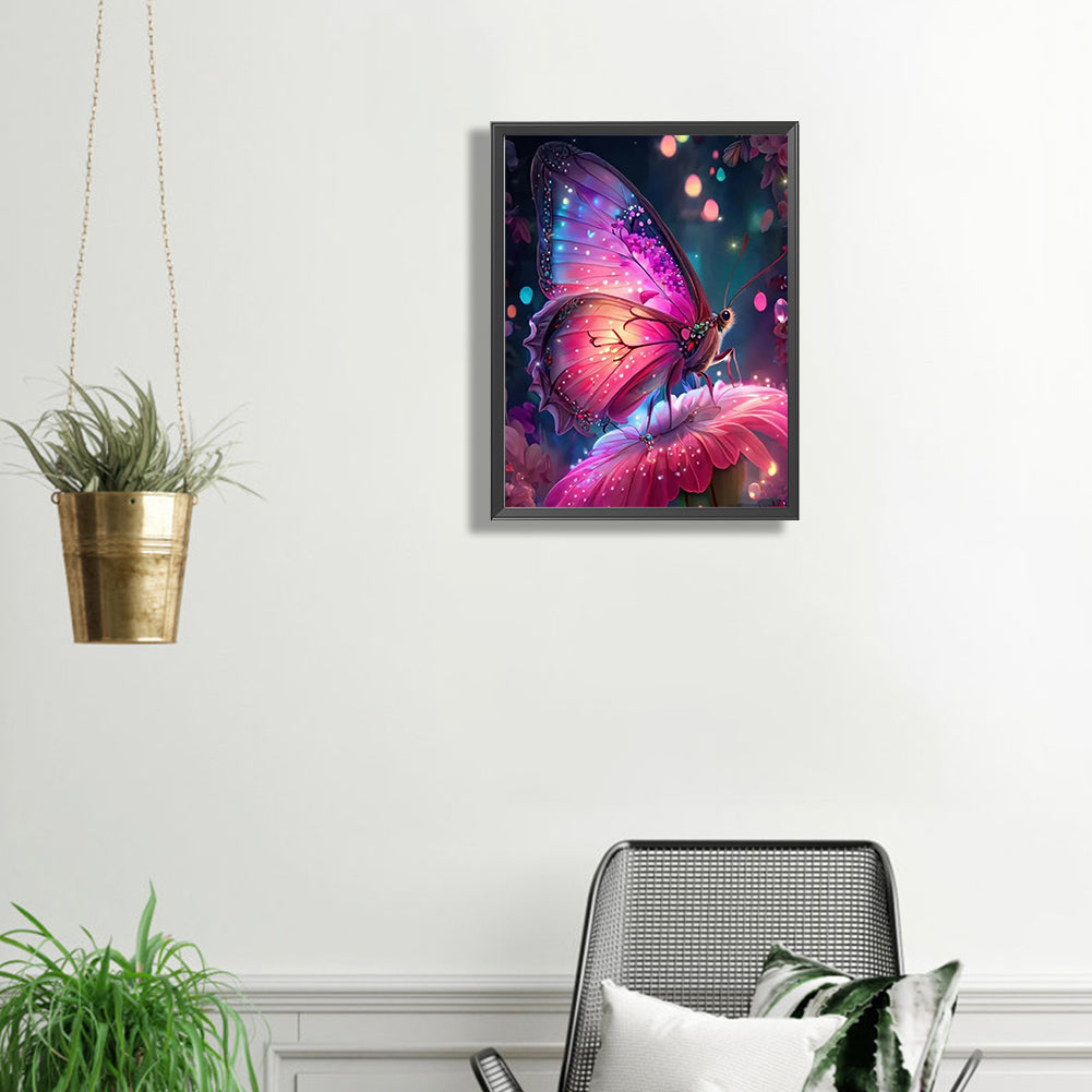 Butterfly - Full Square Drill Diamond Painting 30*40CM