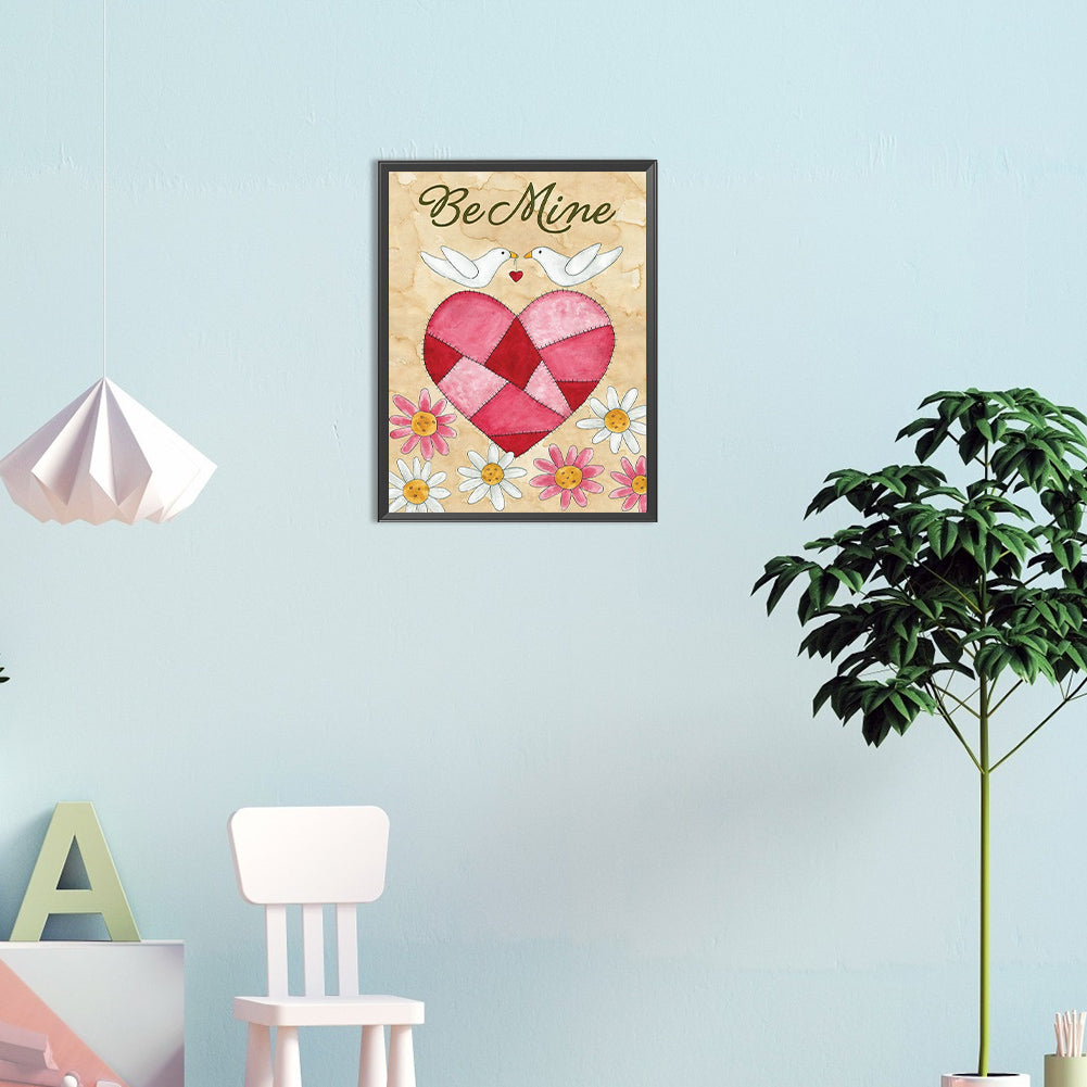 Love - Full Round Drill Diamond Painting 30*40CM