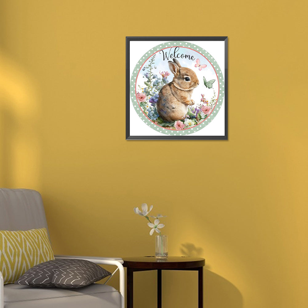 Bunny Garland - Full Round Drill Diamond Painting 30*30CM