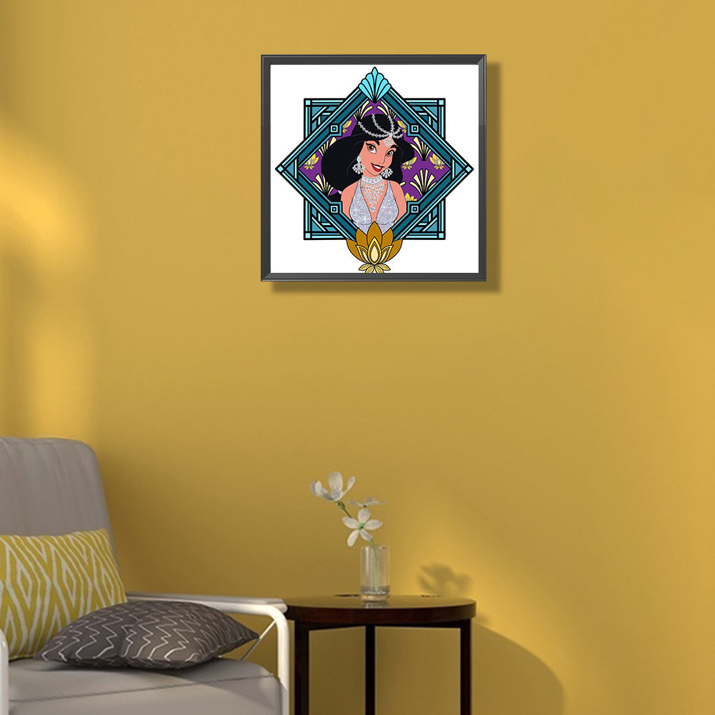 Princess Jasmine - Full Round Drill Diamond Painting 40*40CM
