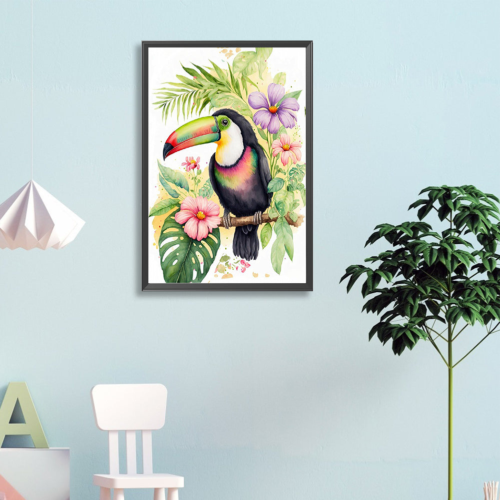 Toucan - Full Round Drill Diamond Painting 40*60CM