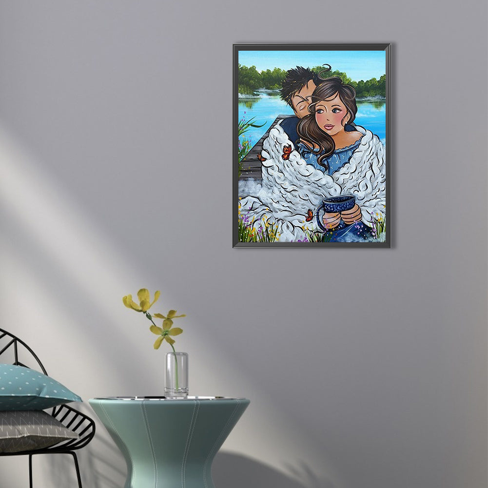Fat Woman - Full Round Drill Diamond Painting 40*50CM