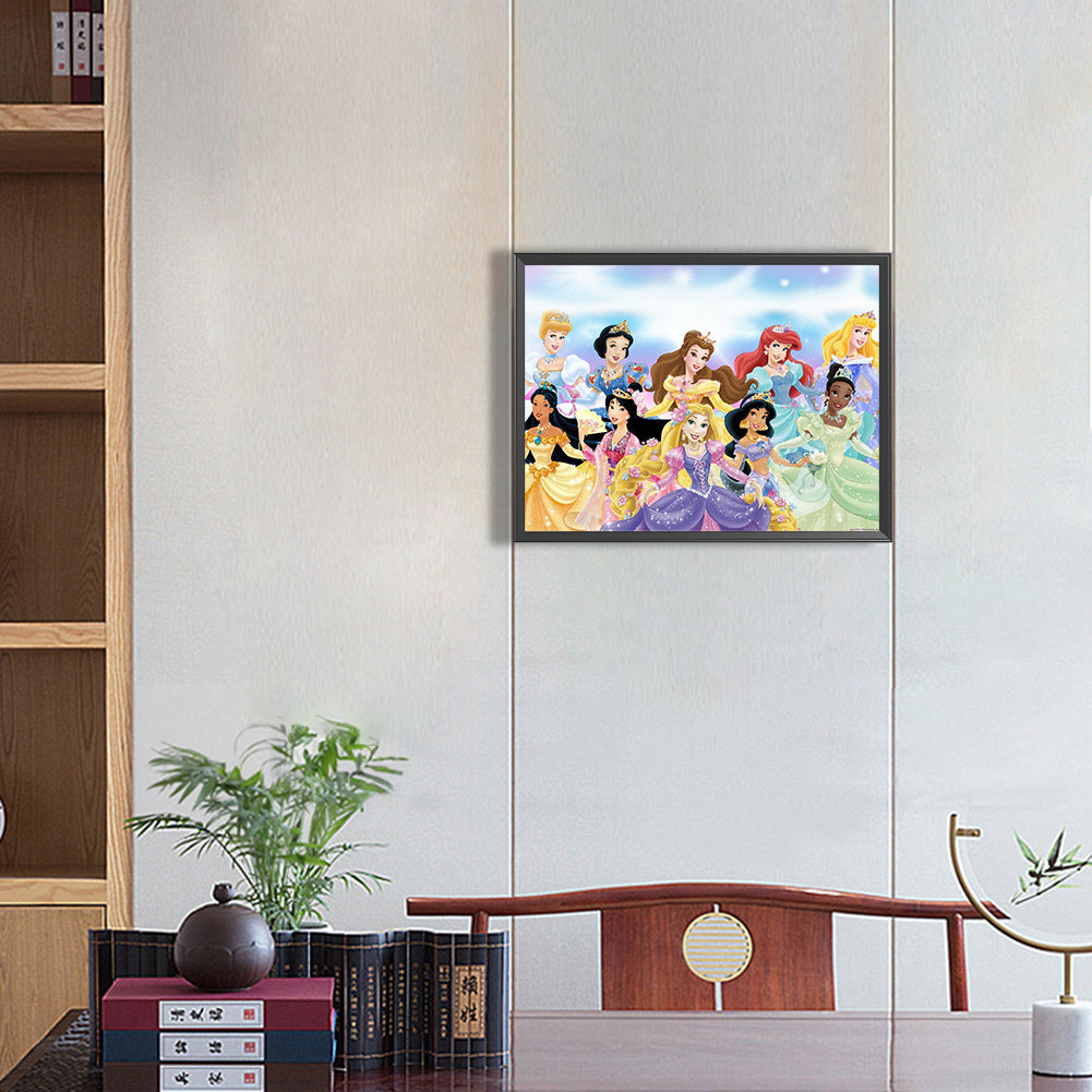 Princess Collection - Full Round Drill Diamond Painting 40*30CM