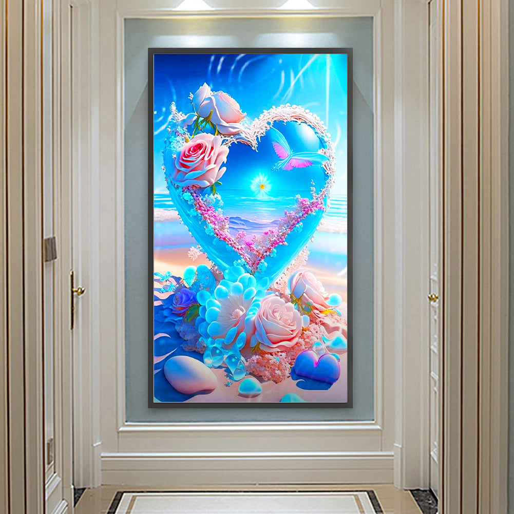 Seaside Love - Full Round Drill Diamond Painting 40*70CM