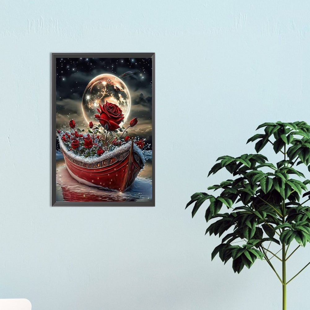 Colorful Flowers - Full Round Drill Diamond Painting 20*30CM
