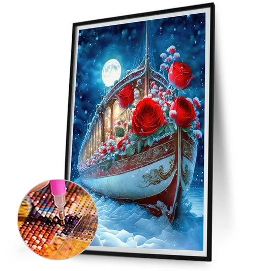 Colorful Flowers - Full Round Drill Diamond Painting 20*30CM