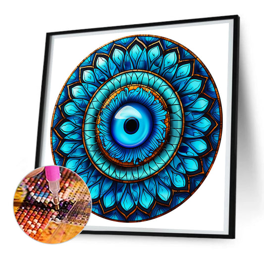 Eyeball Mandala - Full Round Drill Diamond Painting 30*30CM