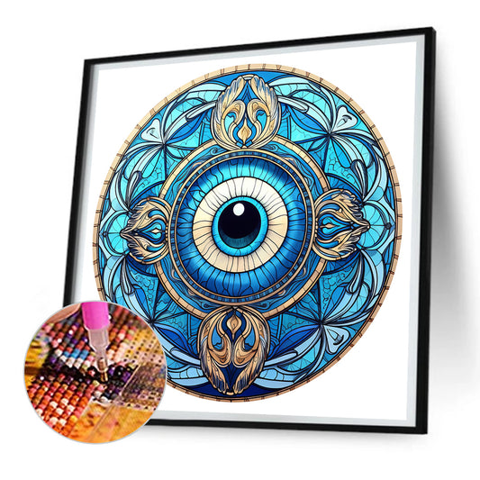 Eyeball Mandala - Full Round Drill Diamond Painting 30*30CM