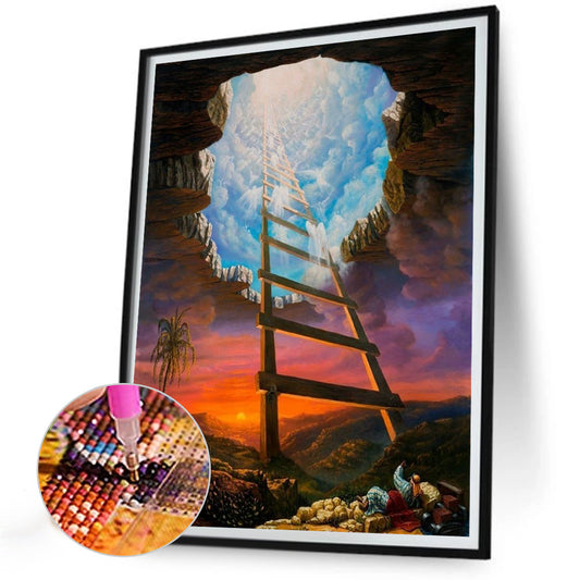 Ladder Of Redemption - Full Round Drill Diamond Painting 30*40CM
