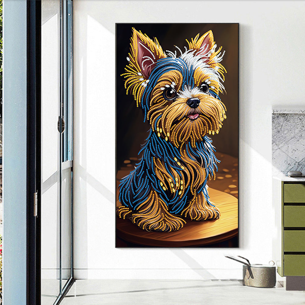 Yorkshire Terrier - Special Shaped Drill Diamond Painting 30*50CM