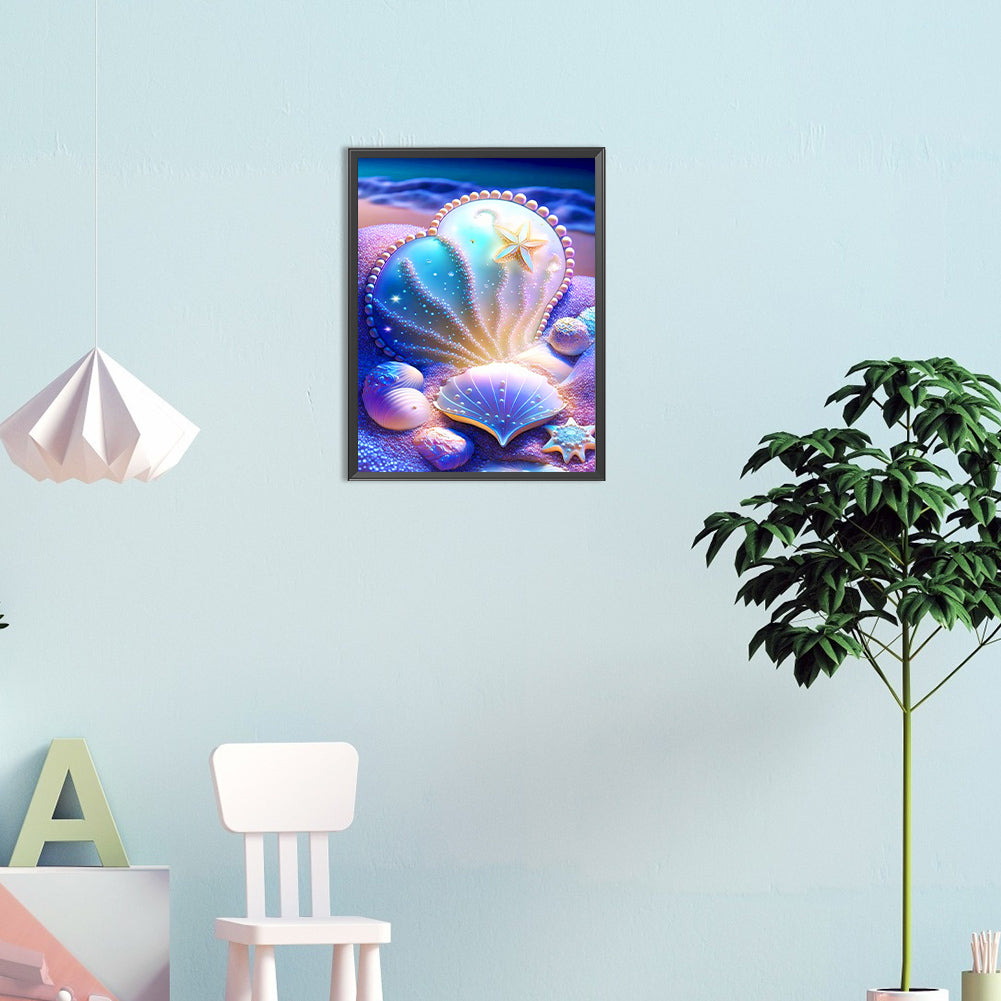 Dream Love Shell - Full Round Drill Diamond Painting 30*40CM