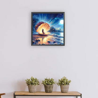 Seashell Beauty - Full Round Drill Diamond Painting 30*30CM