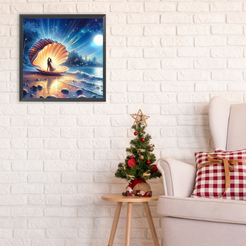 Seashell Beauty - Full Round Drill Diamond Painting 30*30CM