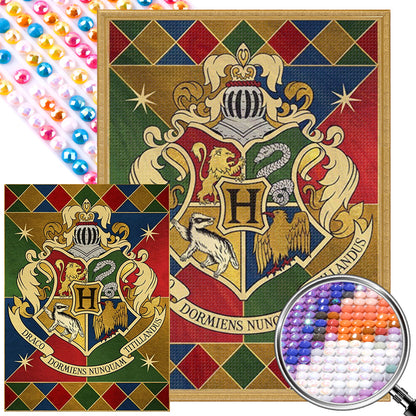 Magic Academy Badge - Full Round Drill Diamond Painting 40*55CM