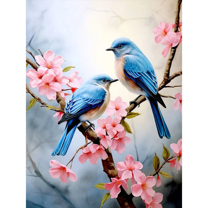 Bluebird - Full Round Drill Diamond Painting 30*40CM