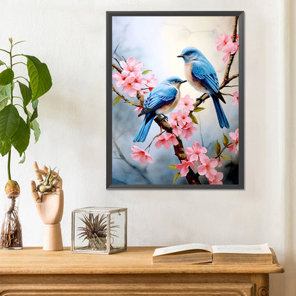 Bluebird - Full Round Drill Diamond Painting 30*40CM