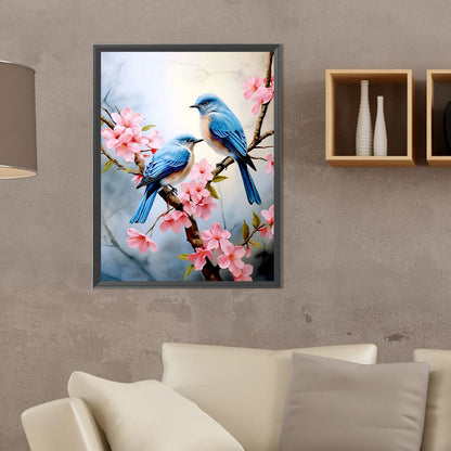 Bluebird - Full Round Drill Diamond Painting 30*40CM