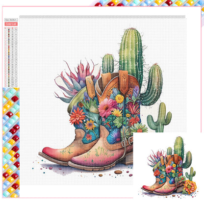 Boots - Full Square Drill Diamond Painting 30*30CM