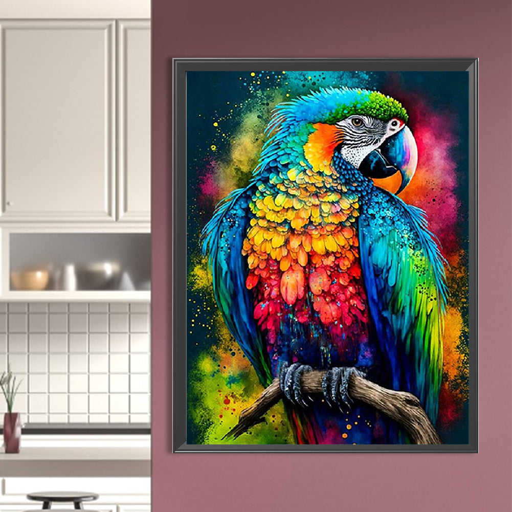 Parrot - Full Round Drill Diamond Painting 50*65CM