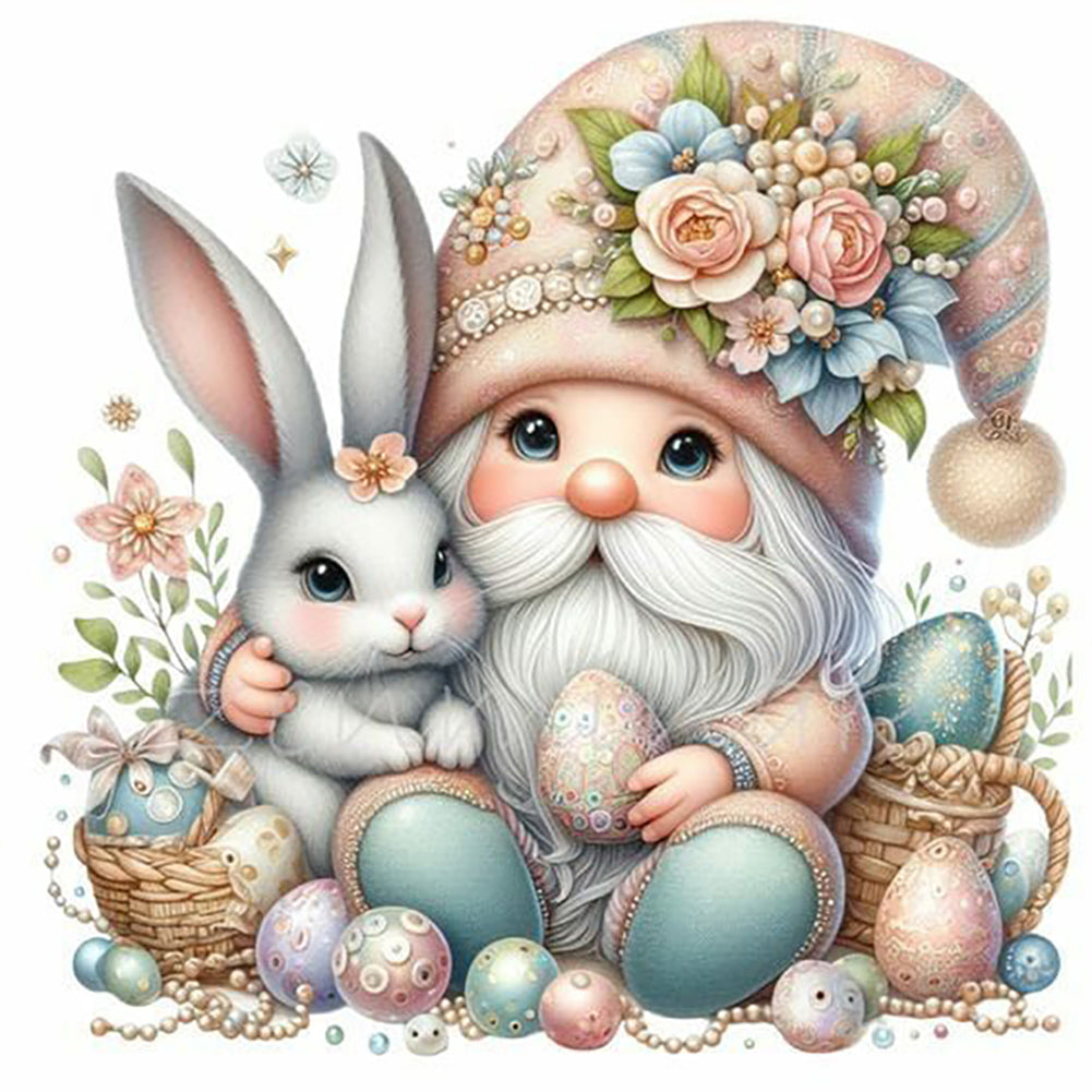 Easter Gnome - Full Round Drill Diamond Painting 35*35CM