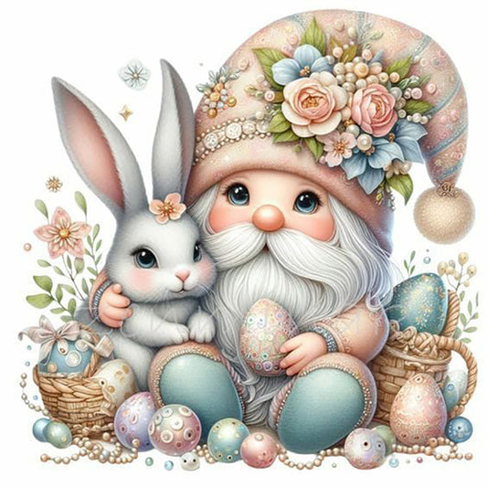 Easter Gnome - Full Round Drill Diamond Painting 35*35CM