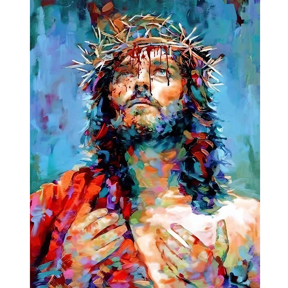 Jesus - Full Round Drill Diamond Painting 40*50CM