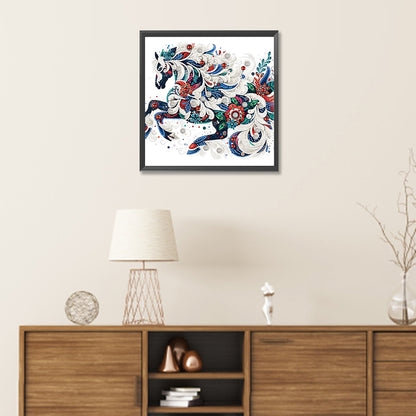 Exquisite Horse - Special Shaped Drill Diamond Painting 30*30CM