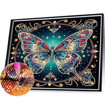 Butterfly - Special Shaped Drill Diamond Painting 35*30CM
