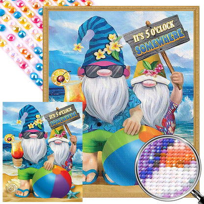 Beach Goblin - Full Round Drill Diamond Painting 40*50CM